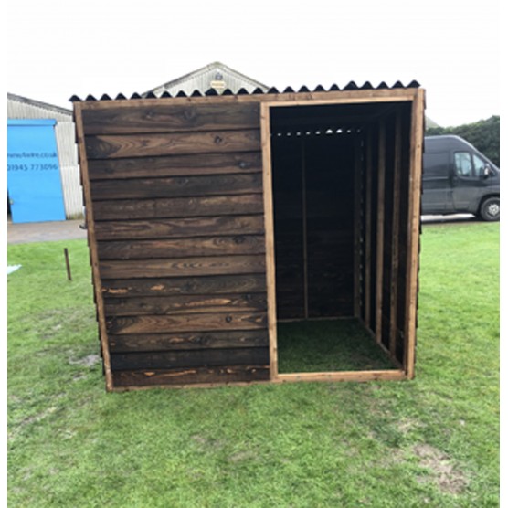 Animal Field Shelter With Front Panelling