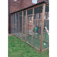 Catio / Cat Lean to 12ft x 4ft x 8ft Tall With Waterproof Roof
