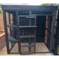 Free Standing Boarded Waterproof 16G Outdoor 6ft x 3ft Animal Rabbit Chicken Dog Pen