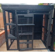 Free Standing Boarded Waterproof 16G Outdoor 6ft x 3ft Animal Rabbit Chicken Dog Pen