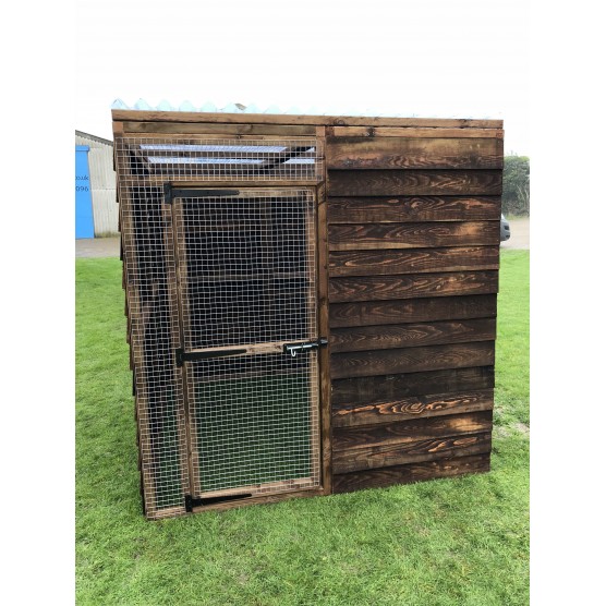 Waterproof Chicken Run 6ft x 6ft 16G Fox Proof Dog Chicken Enclosure 