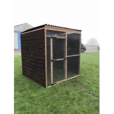 Bird Aviary 6ft x 6ft 19G 184cm x 93cm Chicken Run Budget Waterproof Enclosure