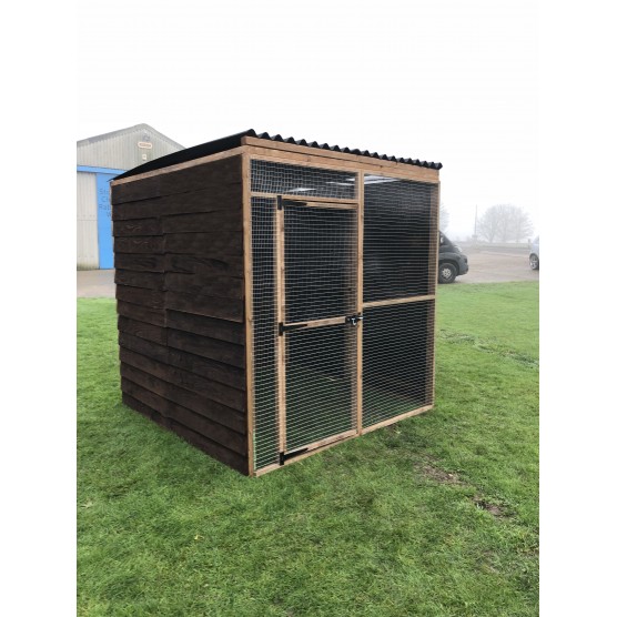 Bird Aviary 6ft x 6ft 19G Chicken Run Budget Waterproof Enclosure