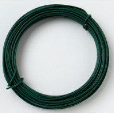 Green PVC coated fencing wire 3.15mm, 5kg approx 140 meters