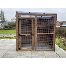 Free Standing Boarded Waterproof 16G Outdoor 6ft x 3ft Animal Rabbit Chicken Dog Pen