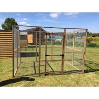  Large Rabbit & Chicken Run – 6ft x 9ft Aviary Enclosure | Mesh & Waterproof Roof Options | 19G Wire🐓