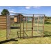 6ft x 9ft 19G Aviary Chicken Rabbit Run with mesh & waterproof roof option