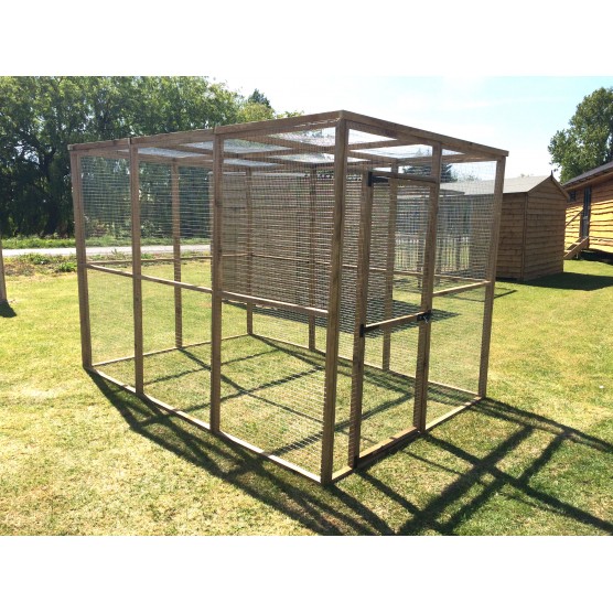 6FT x 9FT Run 19G Rabbit Chicken Pen Bird Aviary 