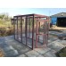 Painted Free Standing Catio Cat Run 8ft x 4ft 