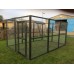 Chicken run 8ft x 12ft Chicken Fox Proof Pen Painted Black 