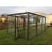 Chicken run 8ft x 12ft Chicken Fox Proof Cat Pen Painted Black