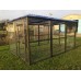 Waterproof Chicken run 8ft x 12ft Chicken Fox Proof Cat Pen Painted Black 
