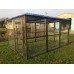 Waterproof Chicken run 8ft x 12ft Chicken Fox Proof Cat Pen Painted Black 