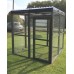 Waterproof 6ft x 6ft Black Animal Enclosure Cat Rabbit Chicken