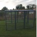 Dog Run 10ft x 8ft 16G Animal Run In Blue Waterproof Roof