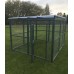 Dog Run 10ft x 8ft 16G Animal Run In Blue Waterproof Roof