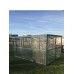 Chicken run 8ft x 12ft Chicken Fox Proof Cat Pen Painted Blue