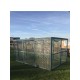 Chicken run 8ft x 12ft Chicken Fox Proof Cat Pen Painted Blue