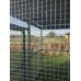 Waterproof Chicken run 8ft x 12ft Chicken Fox Proof Cat Pen Painted Blue