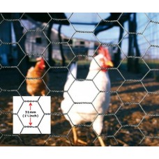 Chicken / Rabbit  Wire 1050 x 31 x 50mt (3+ft with 1.1/4" hole x165ft) 19G 