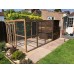 Dog Run With Shelter Kennel Wooden Outside Garden Puppy Exercise Run Cage 