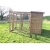 Double Dog Kennel With Run