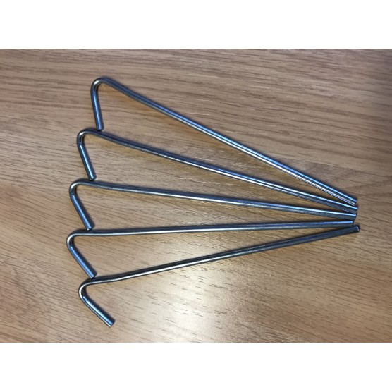 Metal Galvanised Pegs 18cm x 7"