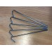 Metal Galvanised Pegs 18cm x 7"