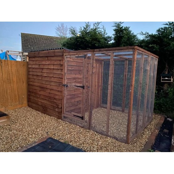 Rabbit enclosure animal house with run different sizes