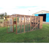 Cat House / Play Pen With Sleeping Box 12ft x 6ft