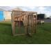 Cat Run With Raised Sleeping Box Overall 6FT x 14FT