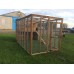 Cat Run With 28inch Raised Sleeping Box 6ft wide with 9ft run