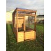 Luxury Cat Run With Raised Sleeping Box 4ft x 8ft