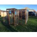 Cat Run With Raised Sleeping Box 6FT x 9FT External safety door