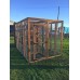 Cat Run With Raised Sleeping Box 6FT x 9FT Internal safety door