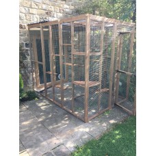 3 Sided Catio / Cat Lean to Play Pen 9ft long x 6ft wide