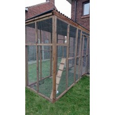 Catio / Cat Lean to 12ft x 4ft x 8ft Tall With Waterproof Roof