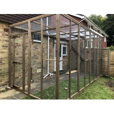 Large Catio Cat Run 12ft x 6ft x 8ft Tall