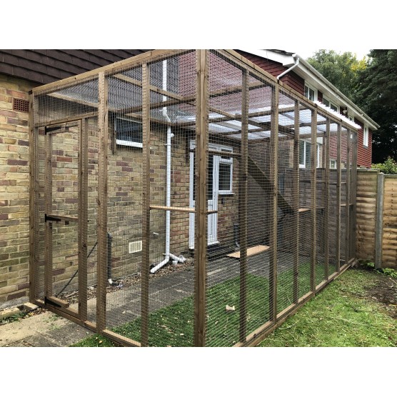 Large Catio Cat Run 12ft x 6ft x 8ft Tall