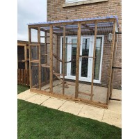 The Meow Mews – 6ft x 9ft x 7.5ft Lean-To Catio 😺🐾🏠