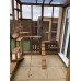 Catio / Cat Lean to 6ft x 9ft x 7ft5" Waterproof Roof