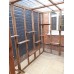 Catio / cat lean to 9ft wide x 8ft deep x 8ft tall clear waterproof roof