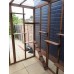 Catio / cat lean to 9ft wide x 8ft deep x 8ft tall clear waterproof roof