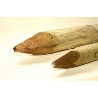 Round Wooden Post 1.8 METRES (6ft) AND 75mm (3”) Thick 8 Pack