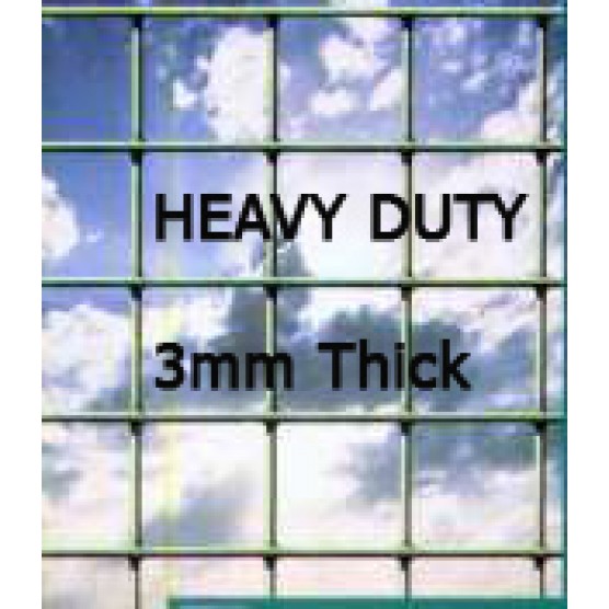 PVC Green Mesh - 36" Wide (3ft) 50 mm holes (2" holes) Heavy Duty 25mt