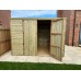 4Wire 10ft x 8ft Wooden Pent Heavy Duty Shed