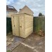 4Wire 6ft x 6ft Wooden Pent Heavy Duty Shed