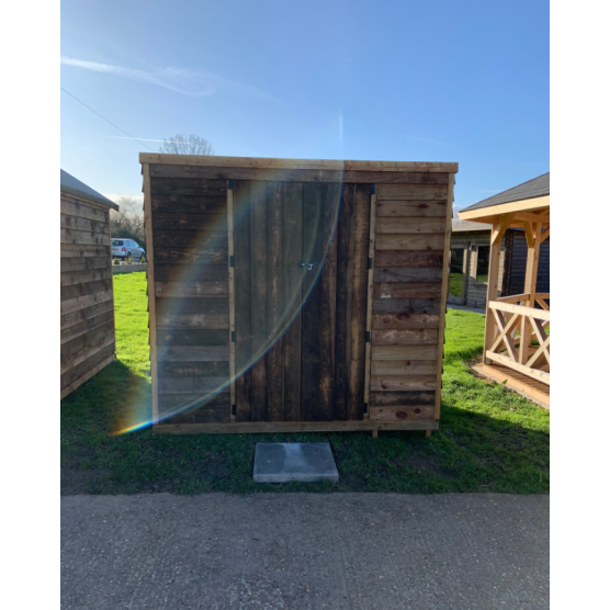 4Wire 8ft x 6ft Wooden Pent Heavy Duty Shed