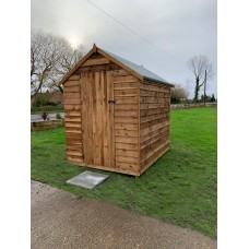 4Wire 8ft x 6ft Wooden Apex Heavy Duty Shed