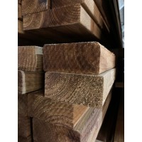 3 x 2 Timber (47 x 75mm) Pack of 4 C16 Eased Edge Tanalised Treated Timber 2.4m
